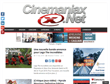 Tablet Screenshot of cinemaniax.net